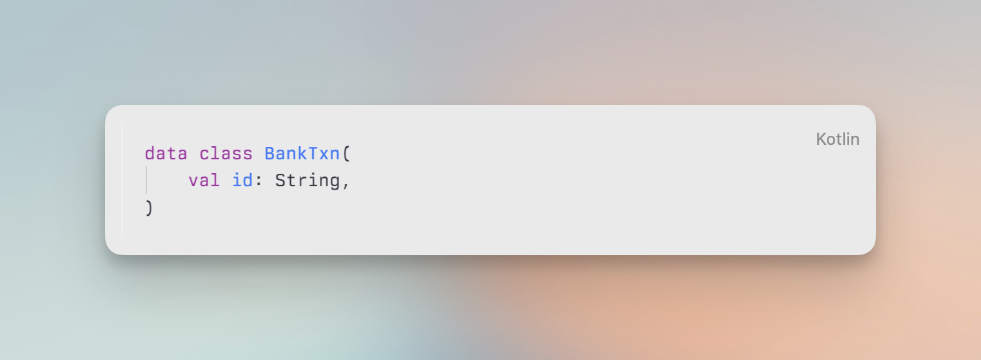 Bank Transaction - OOP style